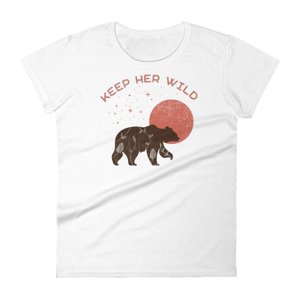 Keep Her Wild Bear - Women's short sleeve t-shirt - Coastlander