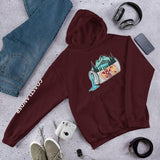 Design of Lucky Lager Beer - Scenery Design - Big - Unisex Hoodie , the colour is Maroon
