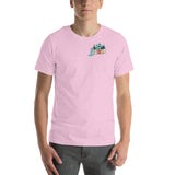 Design of Lucky Lager Scenery Design - Unisex t-shirt , the colour is