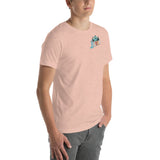 Design of Lucky Lager Scenery Design - Unisex t-shirt , the colour is