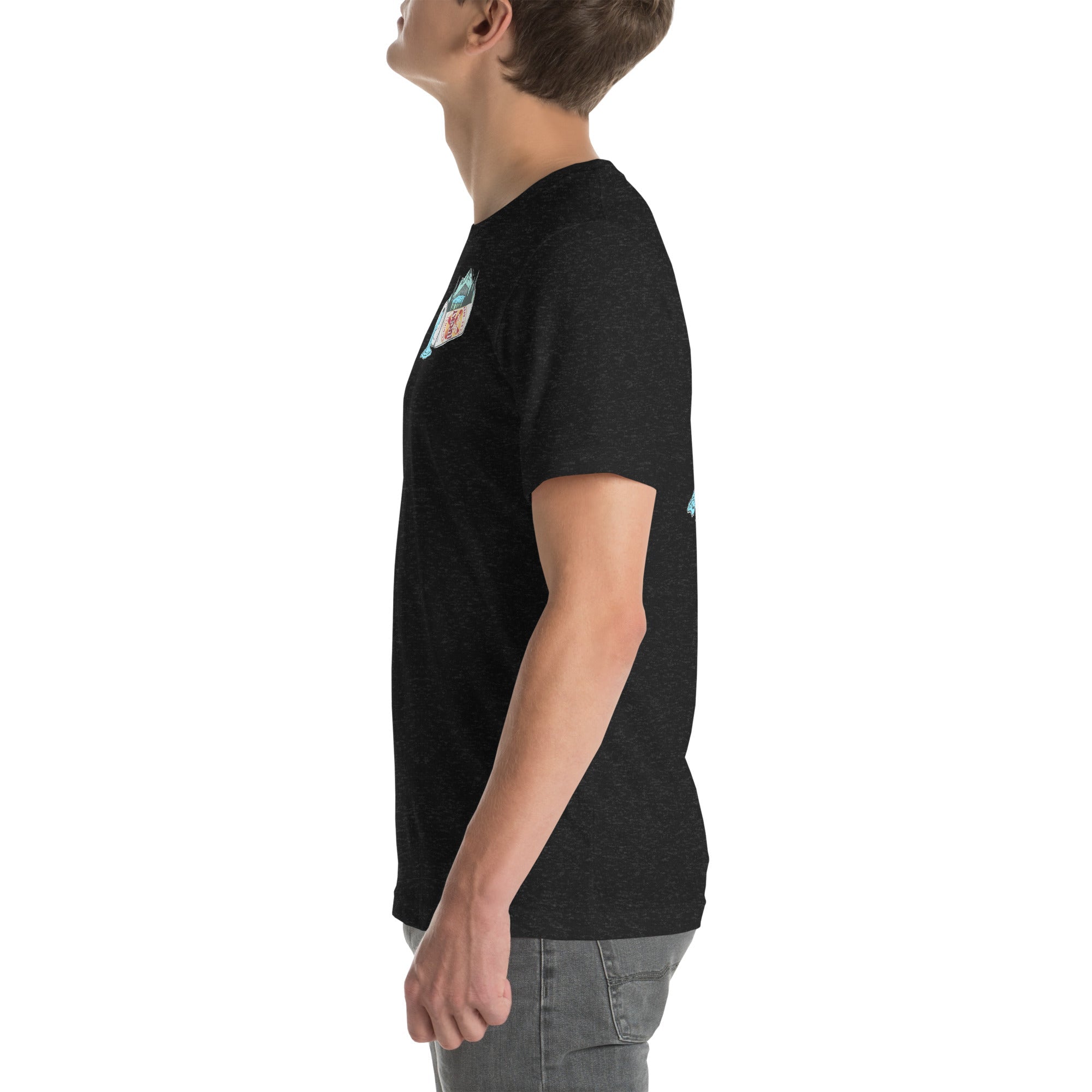 Design of Lucky Lager Scenery Design - Unisex t-shirt , the colour is