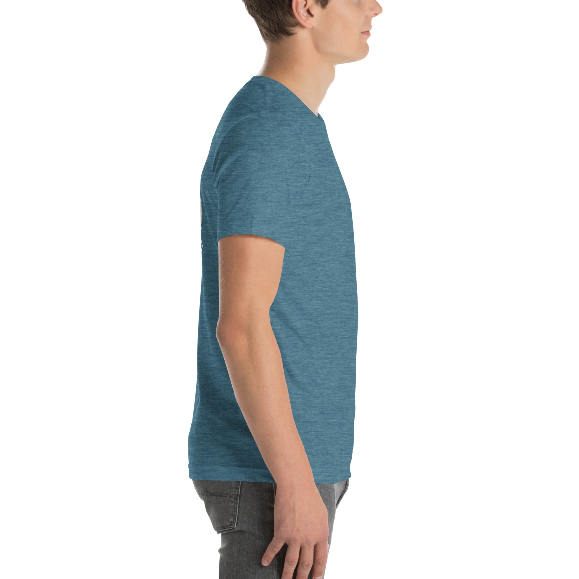 Design of Lucky Lager Scenery Design - Unisex t-shirt , the colour is