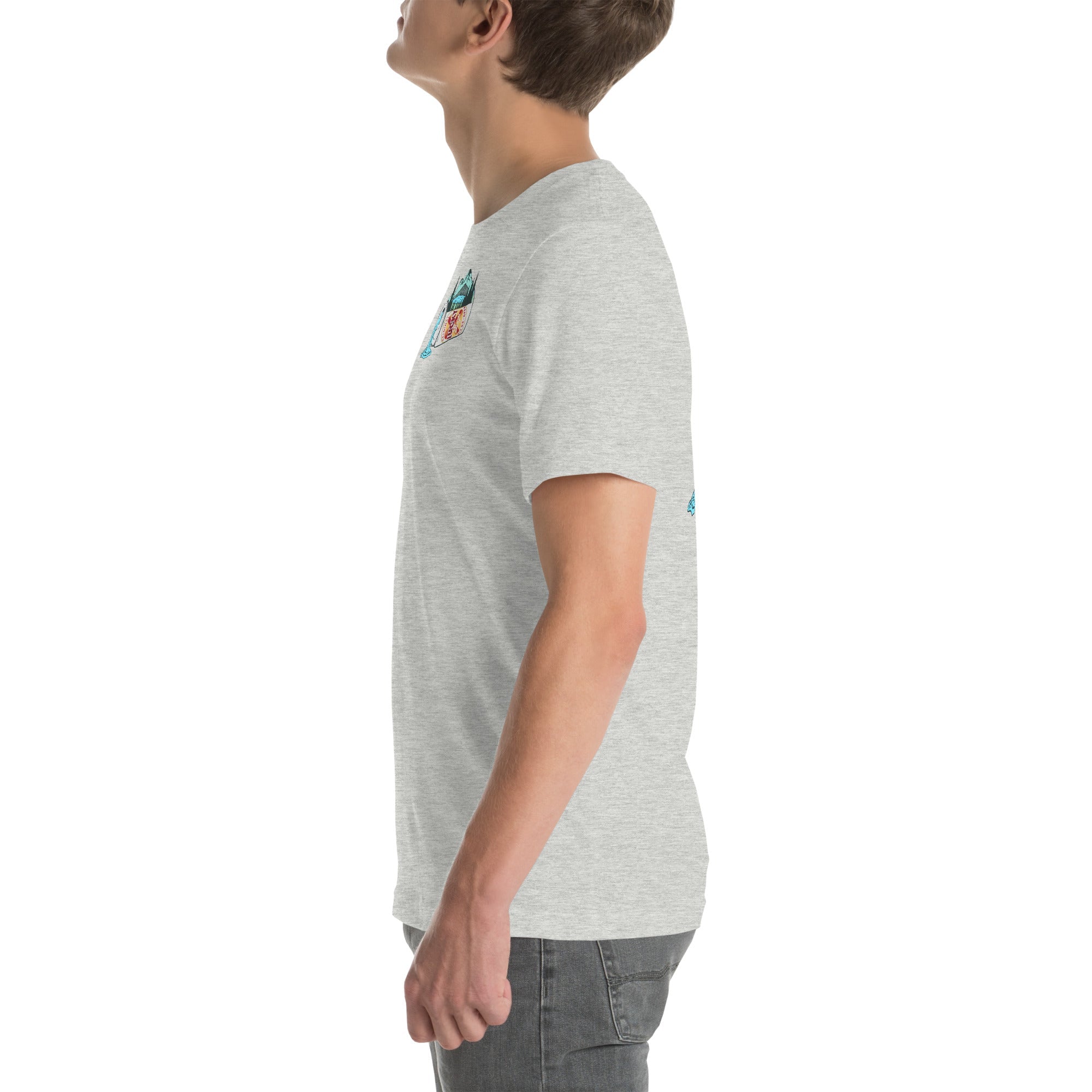 Design of Lucky Lager Scenery Design - Unisex t-shirt , the colour is