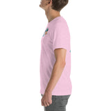 Design of Lucky Lager Scenery Design - Unisex t-shirt , the colour is