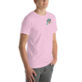 Design of Lucky Lager Scenery Design - Unisex t-shirt , the colour is