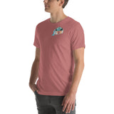 Design of Lucky Lager Scenery Design - Unisex t-shirt , the colour is