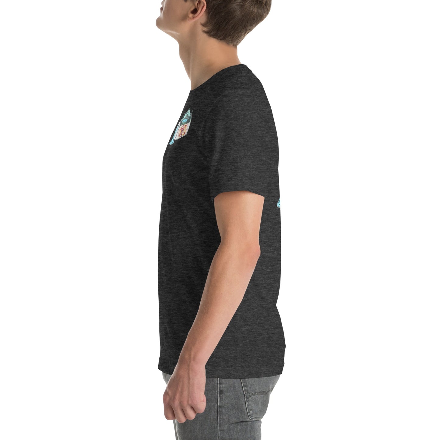 Design of Lucky Lager Scenery Design - Unisex t-shirt , the colour is