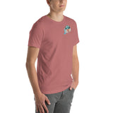Design of Lucky Lager Scenery Design - Unisex t-shirt , the colour is