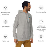 Design of Lucky Lager Scenic Waterfall - Unisex Hoodie , the colour is