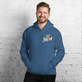 Design of Lucky Lager Scenic Waterfall - Unisex Hoodie , the colour is