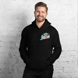 Design of Lucky Lager Scenic Waterfall - Unisex Hoodie , the colour is