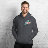 Design of Lucky Lager Scenic Waterfall - Unisex Hoodie , the colour is