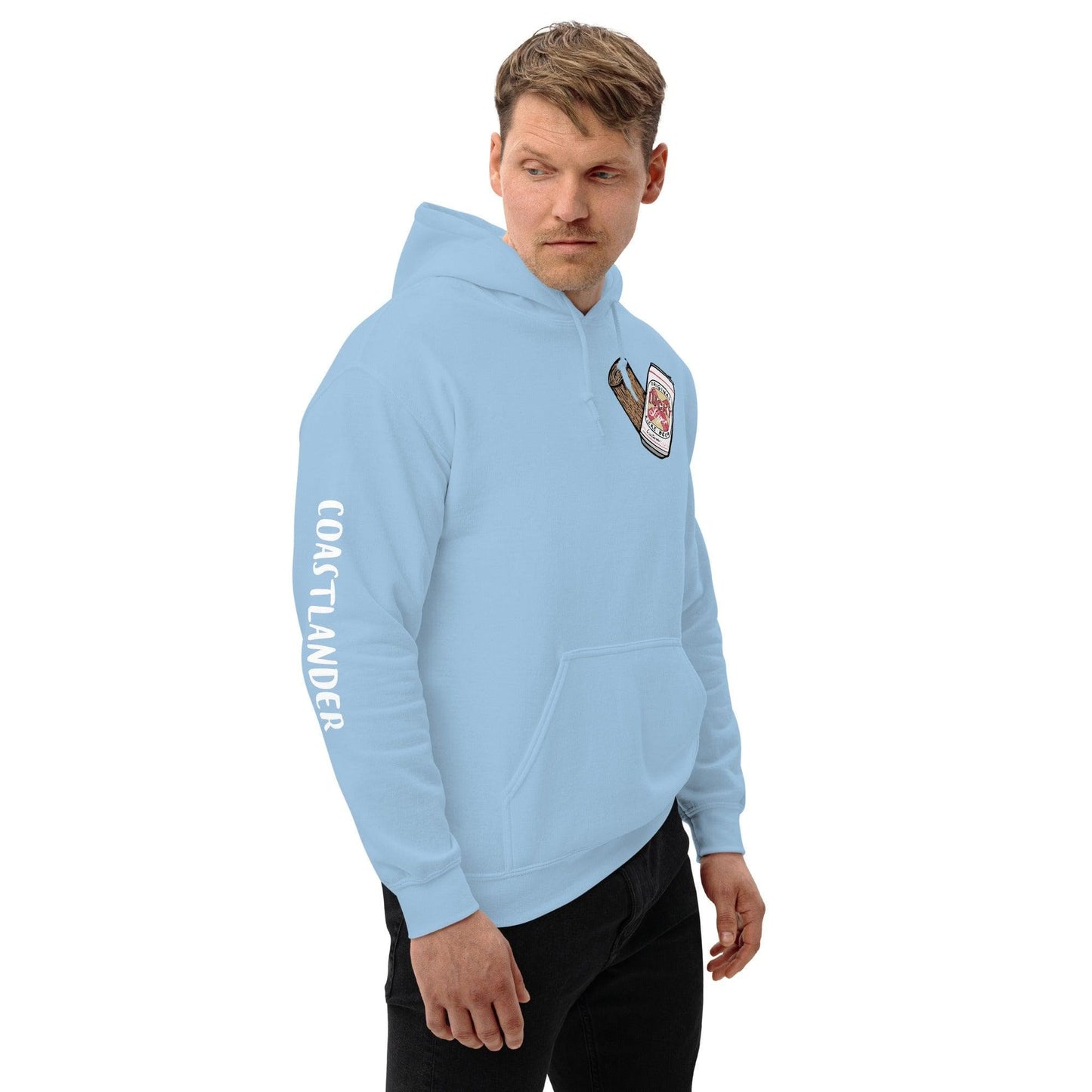 Design of Lucky Lager - Stump - Heart - Unisex Hoodie , the colour is