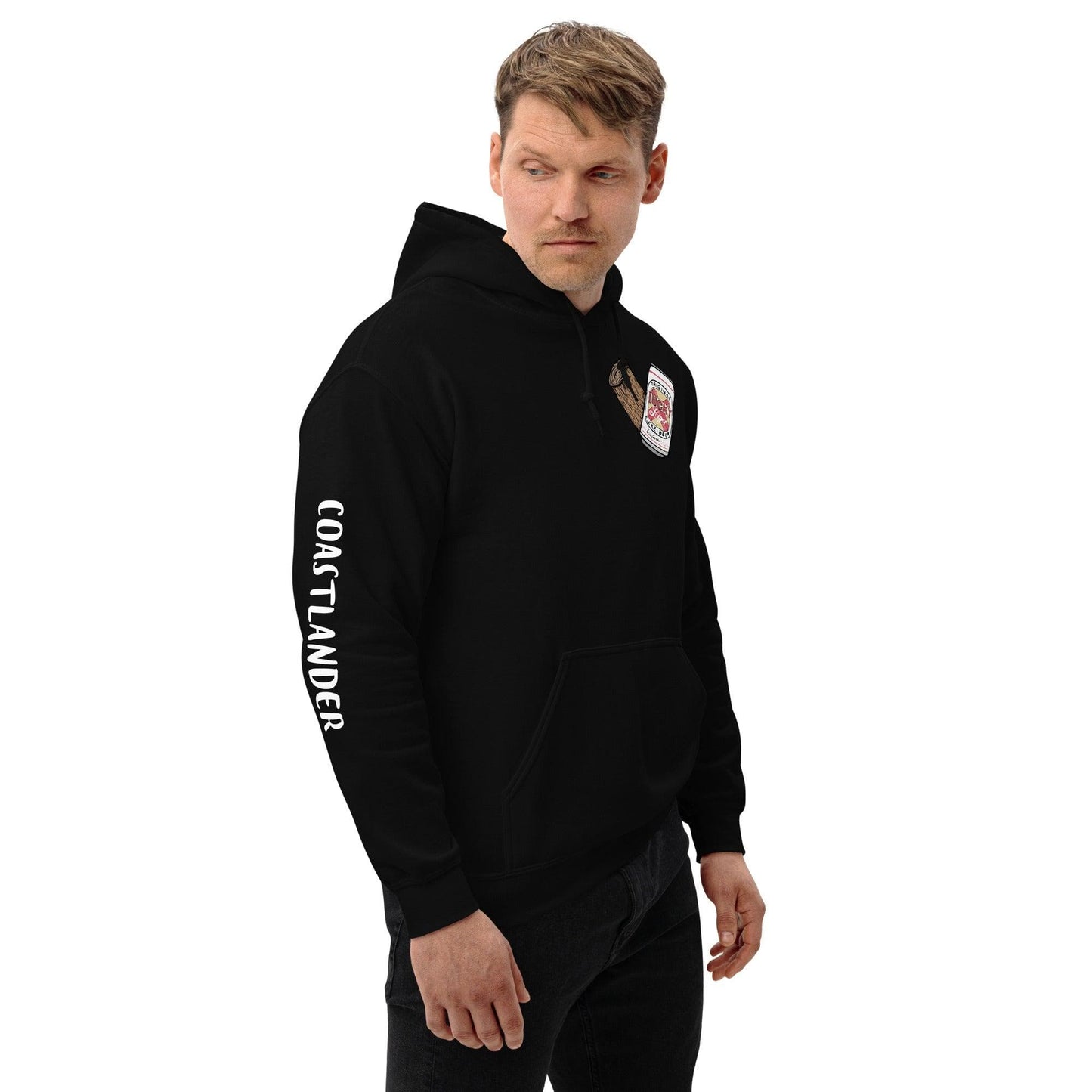 Design of Lucky Lager - Stump - Heart - Unisex Hoodie , the colour is