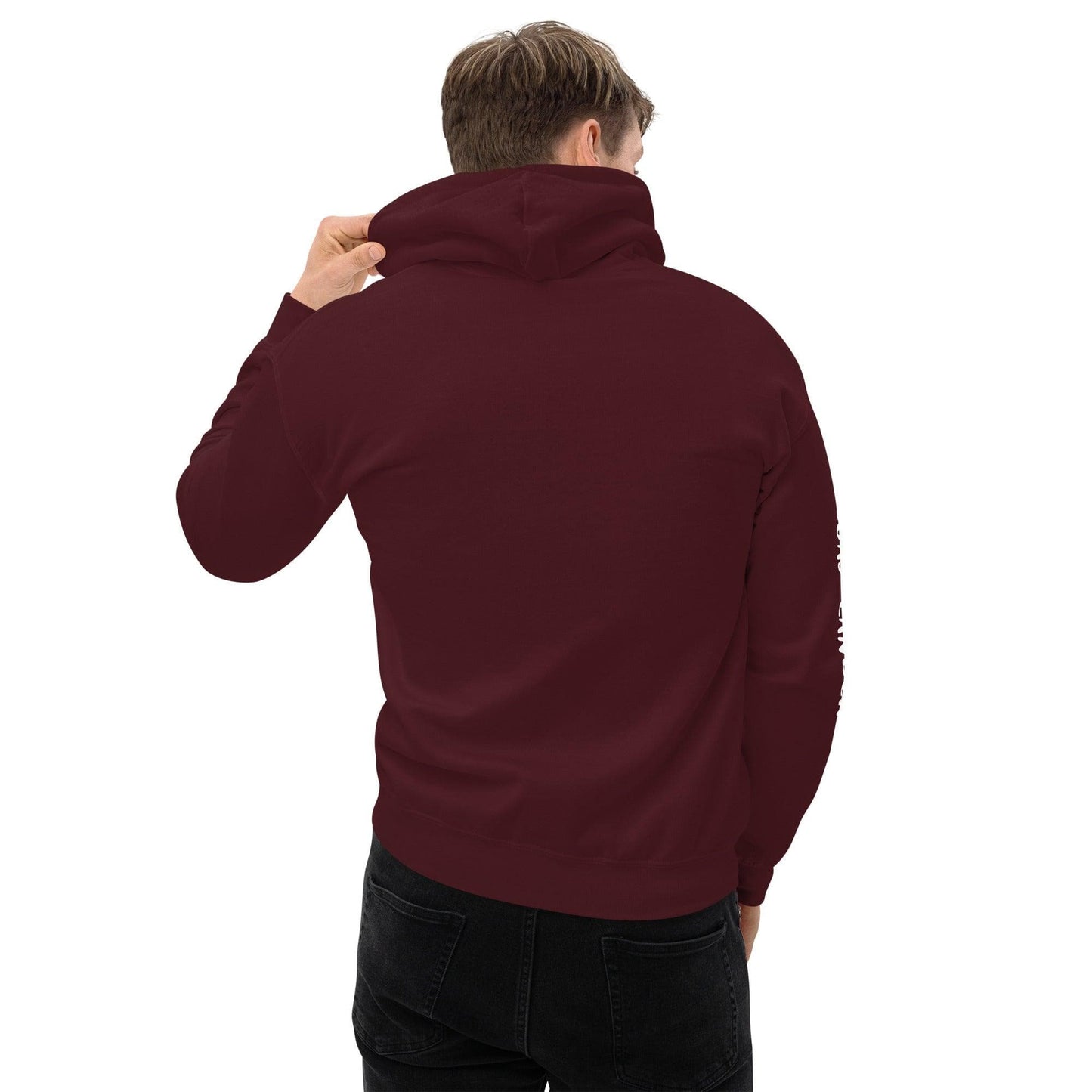 Design of Lucky Lager - Stump - Heart - Unisex Hoodie , the colour is
