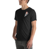 Design of Lucky Till The Day I Die - Print on front and back - Unisex t-shirt , the colour is