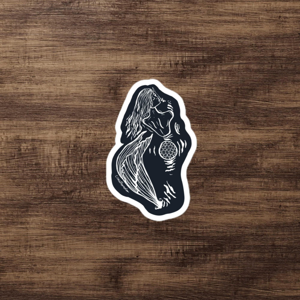 Design of Mermaid Booty - Sticker , the colour is