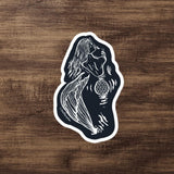Design of Mermaid Booty - Sticker , the colour is