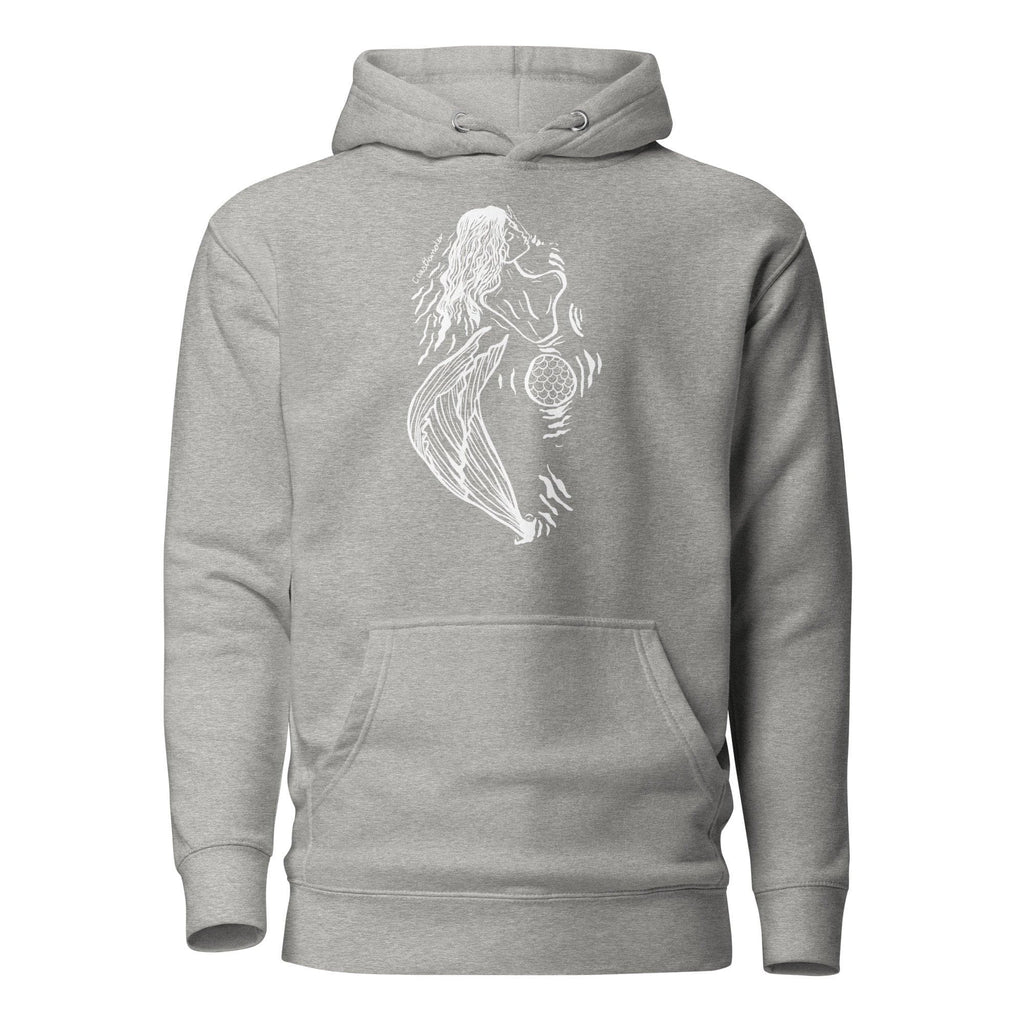 Design of Mermaid Booty - Unisex Hoodie , the colour is Carbon Grey