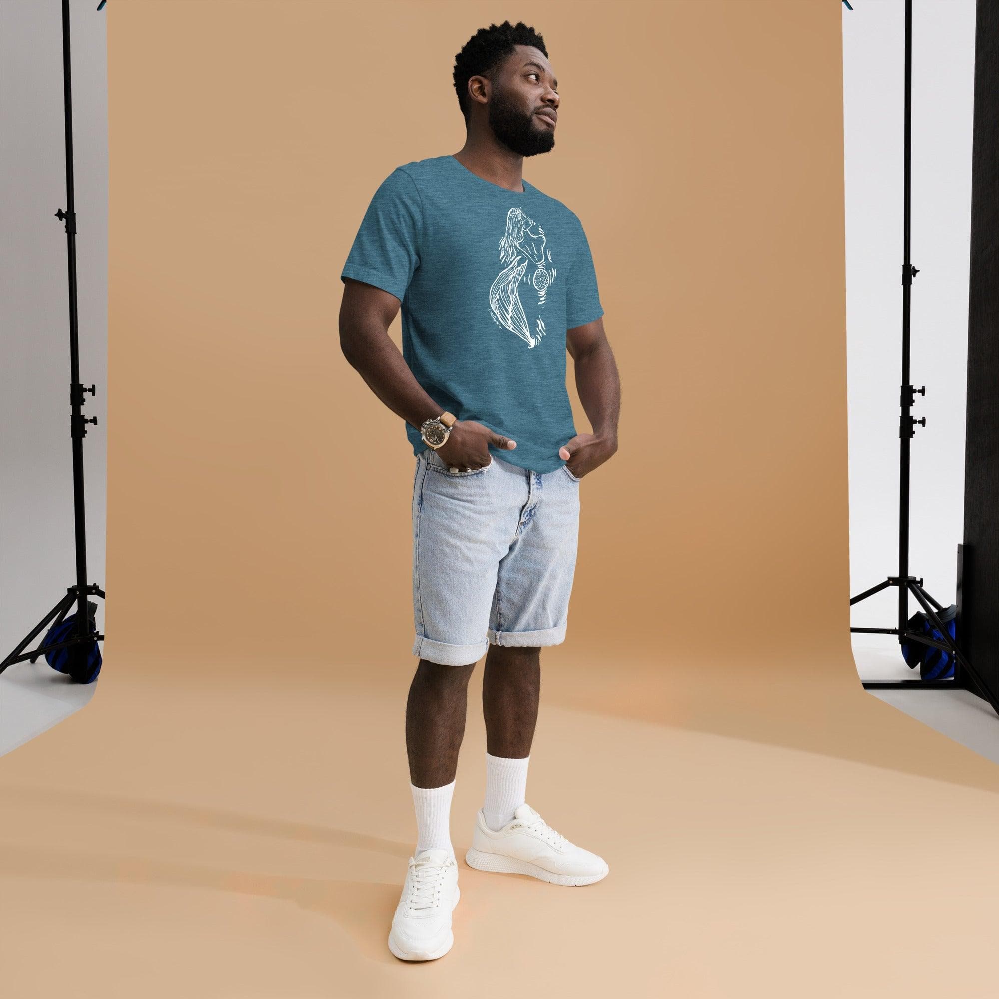 Design of Mermaid Booty - Unisex t-shirt , the colour is