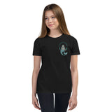 Design of Mermaid Design - Kids - Youth Short Sleeve T-Shirt , the colour is