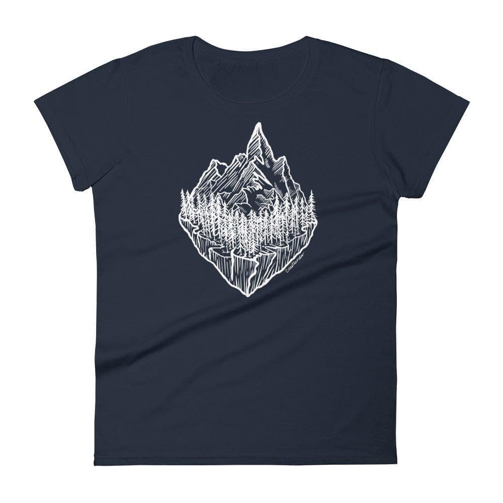 Mountain & Trees - Women's short sleeve t-shirt - Coastlander