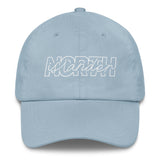 Design of North Islander - Dad hat , the colour is Light Blue