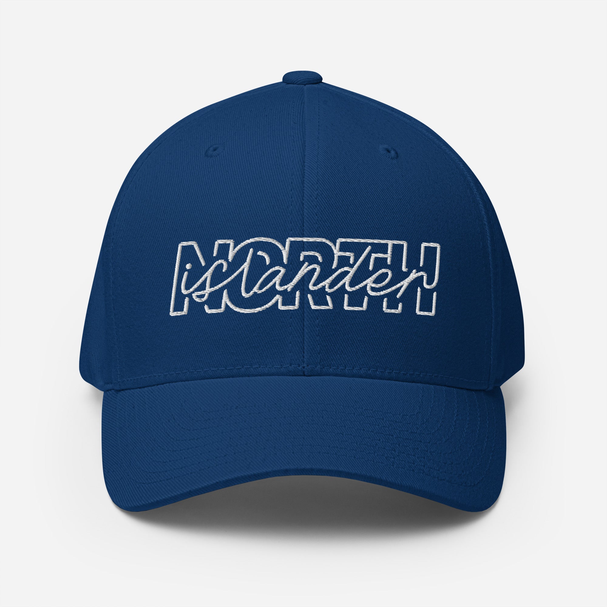 Design of North Islander - FLEXFIT - Structured Twill Cap , the colour is Royal Blue