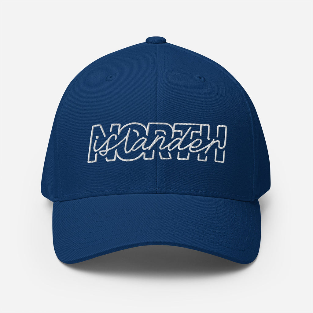 Design of North Islander - FLEXFIT - Structured Twill Cap , the colour is Royal Blue