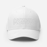Design of North Islander - FLEXFIT - Structured Twill Cap , the colour is White