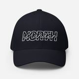 Design of North Islander - FLEXFIT - Structured Twill Cap , the colour is Dark Navy
