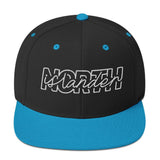 Design of North Islander - Snapback Hat , the colour is Black Teal