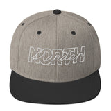 Design of North Islander - Snapback Hat , the colour is Heather Black