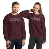 Design of NORTH ISLANDER - Unisex Sweatshirt , the colour is Maroon