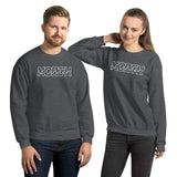 Design of NORTH ISLANDER - Unisex Sweatshirt , the colour is Dark Heather