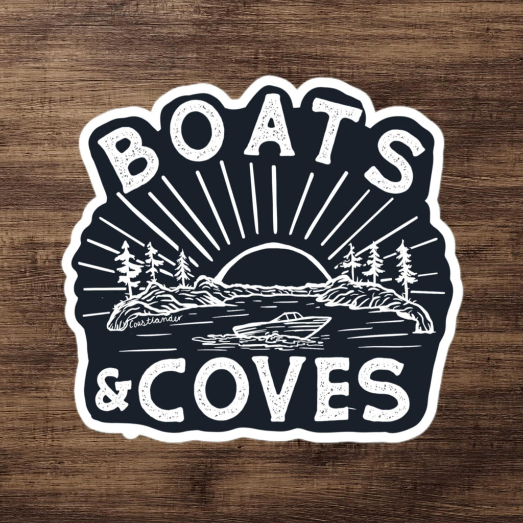 Design of oats & Coves - Sticker , the colour is 5.5″×5.5″