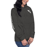 Design of Octopus Vancouver Island Kraken - on back - Unisex Hoodie , the colour is
