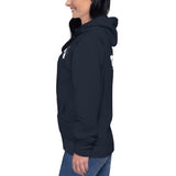 Design of Octopus Vancouver Island Kraken - on back - Unisex Hoodie , the colour is