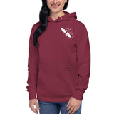 Design of Octopus Vancouver Island Kraken - on back - Unisex Hoodie , the colour is