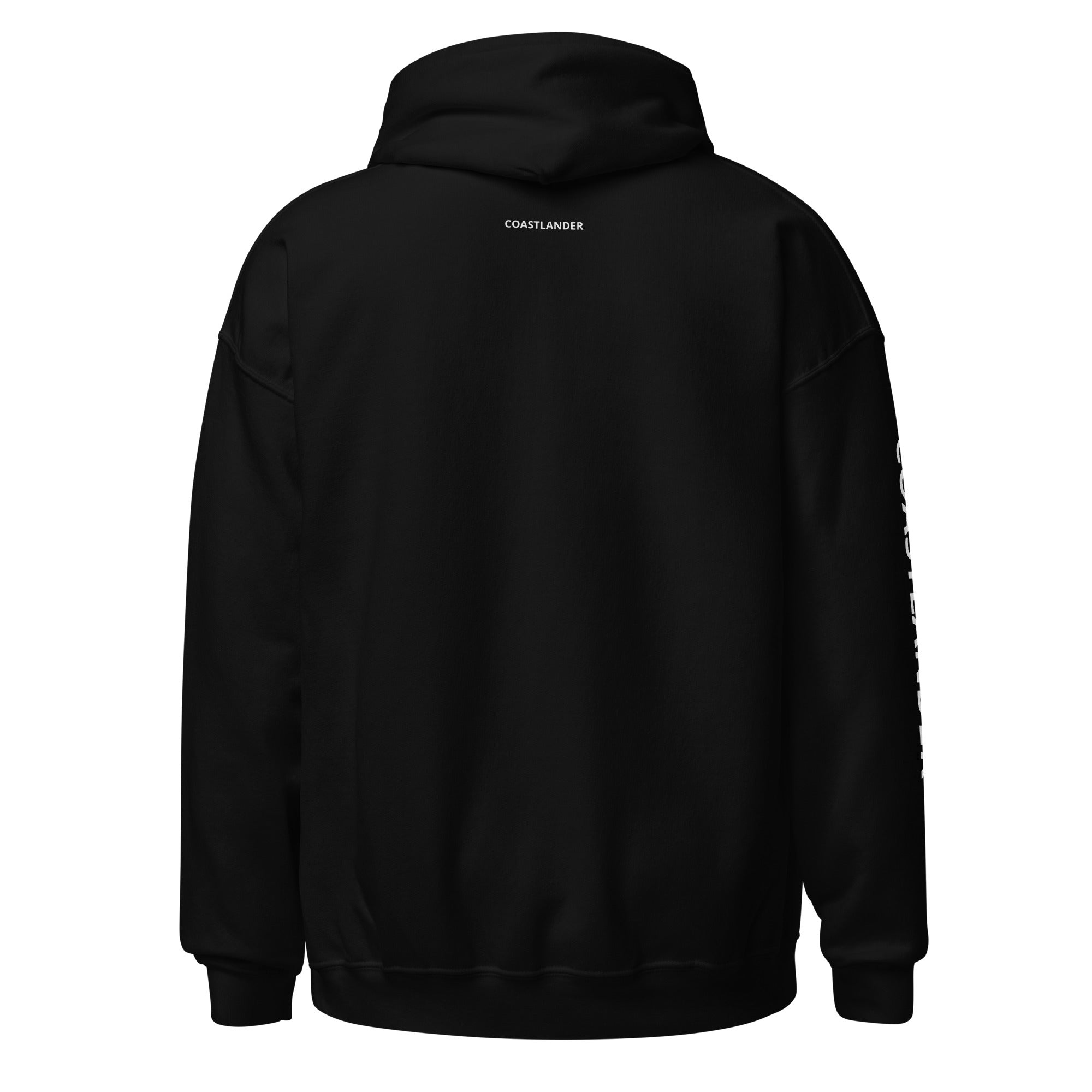 Design of Octopus Wrapped Around Vancouver Island - Gildan Unisex Hoodie , the colour is