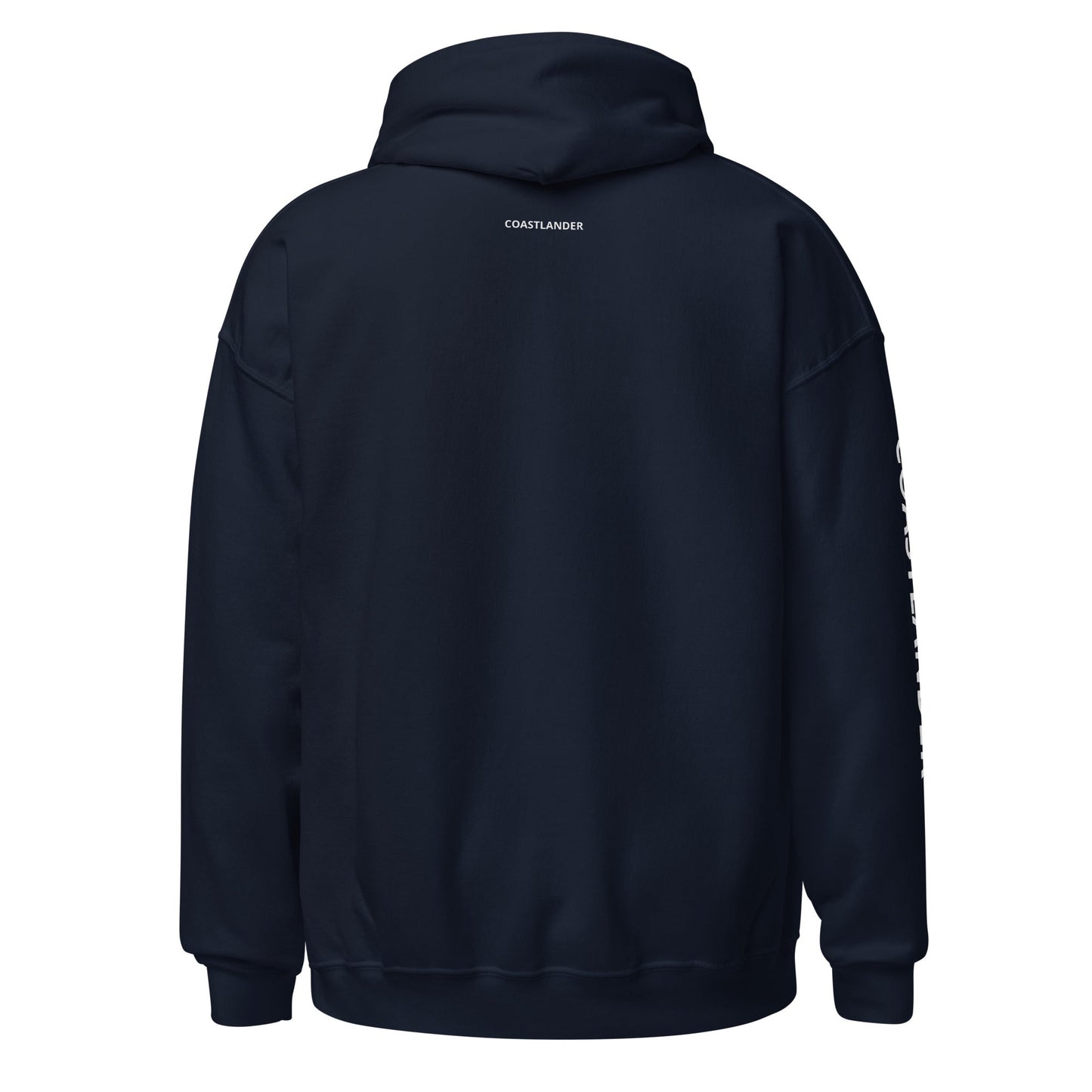 Design of Octopus Wrapped Around Vancouver Island - Gildan Unisex Hoodie , the colour is