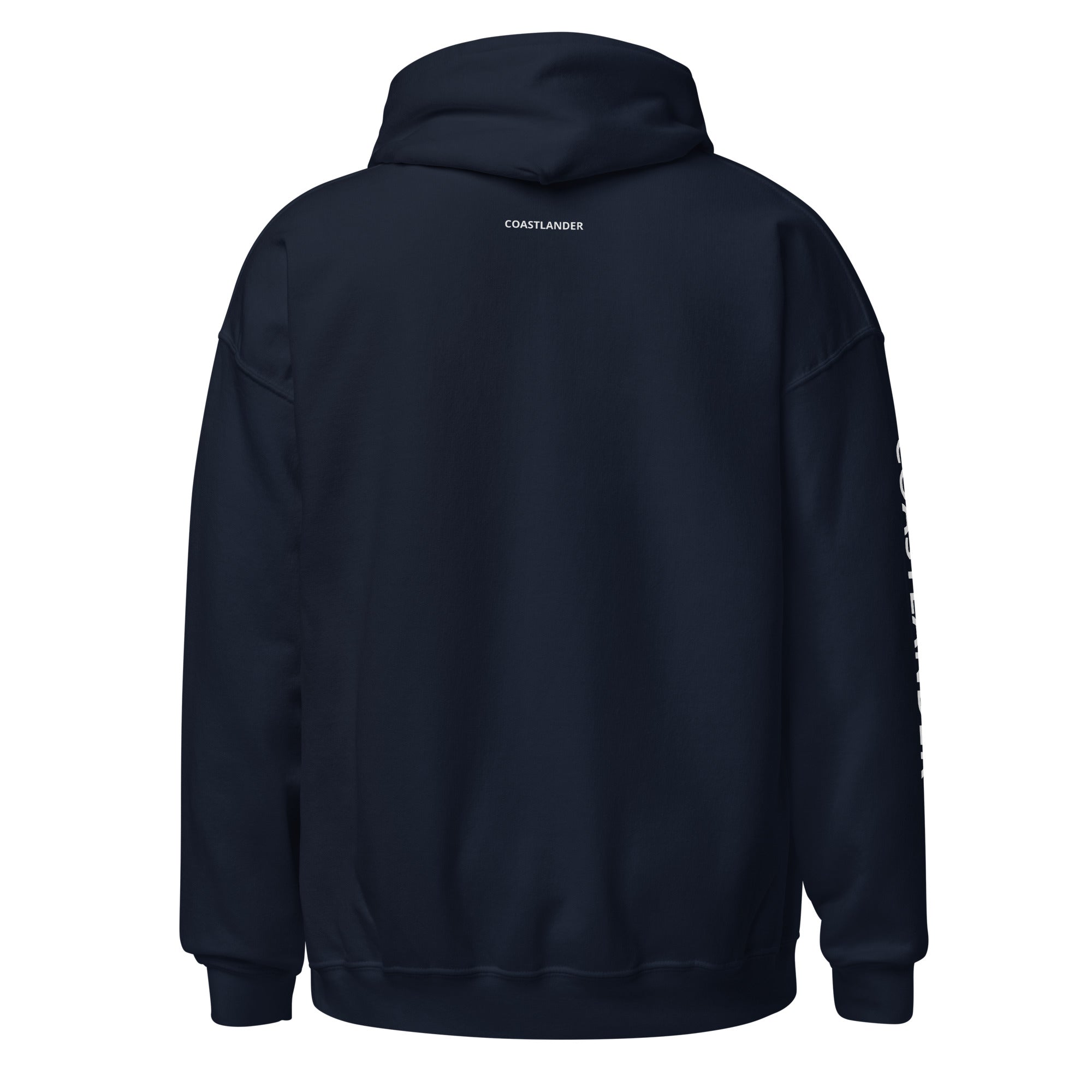 Design of Octopus Wrapped Around Vancouver Island - Gildan Unisex Hoodie , the colour is