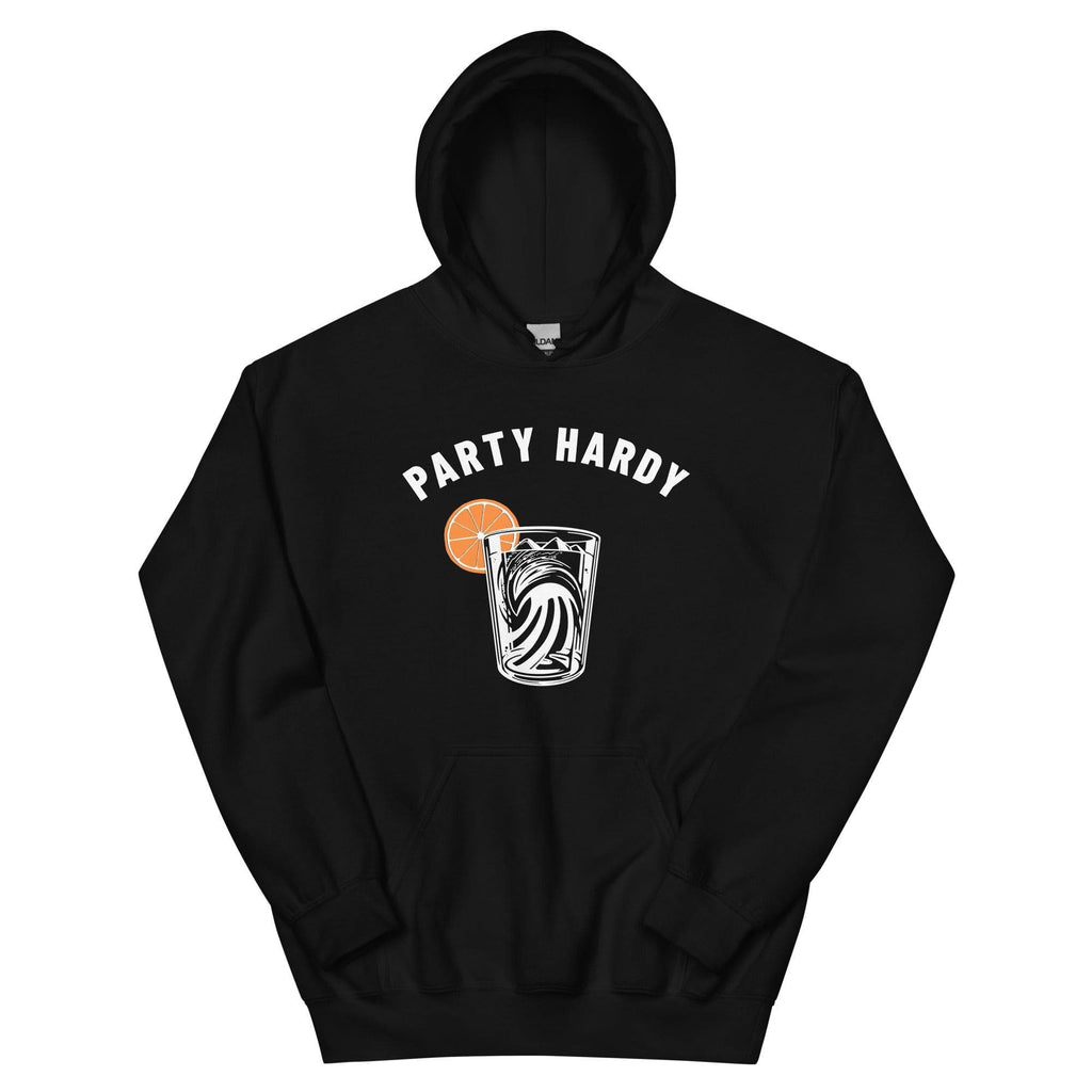 Design of Party Hardy - Gildan Unisex Hoodie , the colour is 2XL