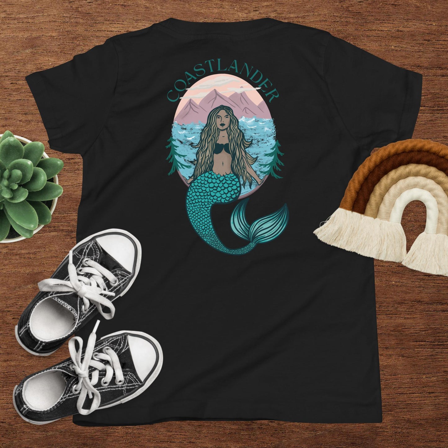 Design of Port Hardy Scenery Design - Kids - Youth Short Sleeve T-Shirt , the colour is