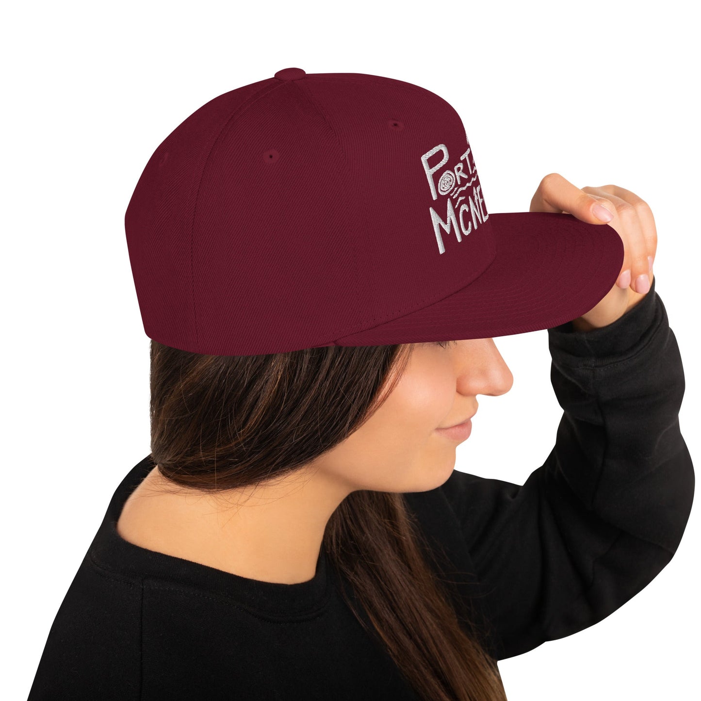 Design of Port McNaill - Snapback Hat , the colour is