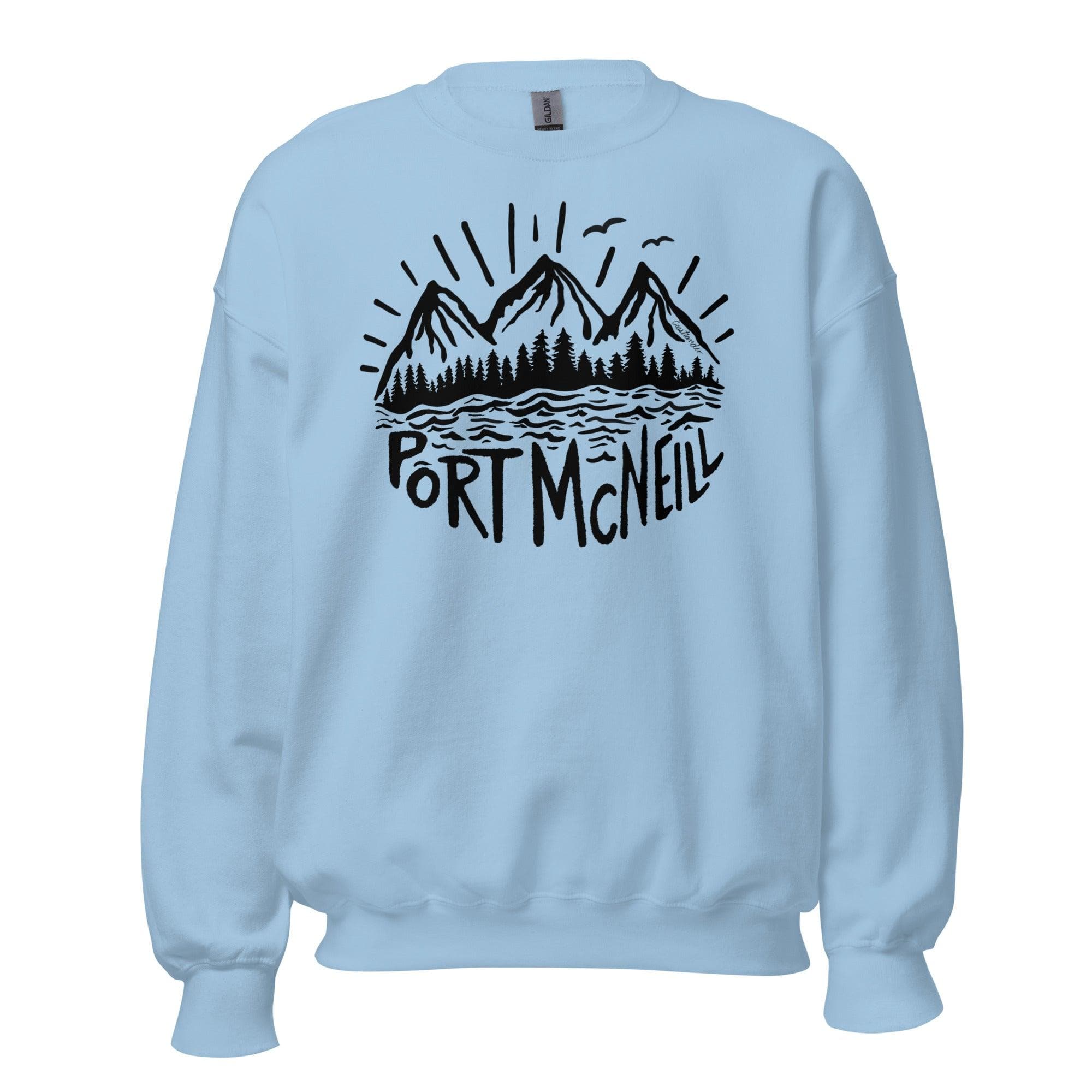 Design of Port Mcneill - Black - Unisex Sweatshirt , the colour is