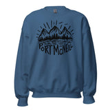 Design of Port Mcneill - Black - Unisex Sweatshirt , the colour is