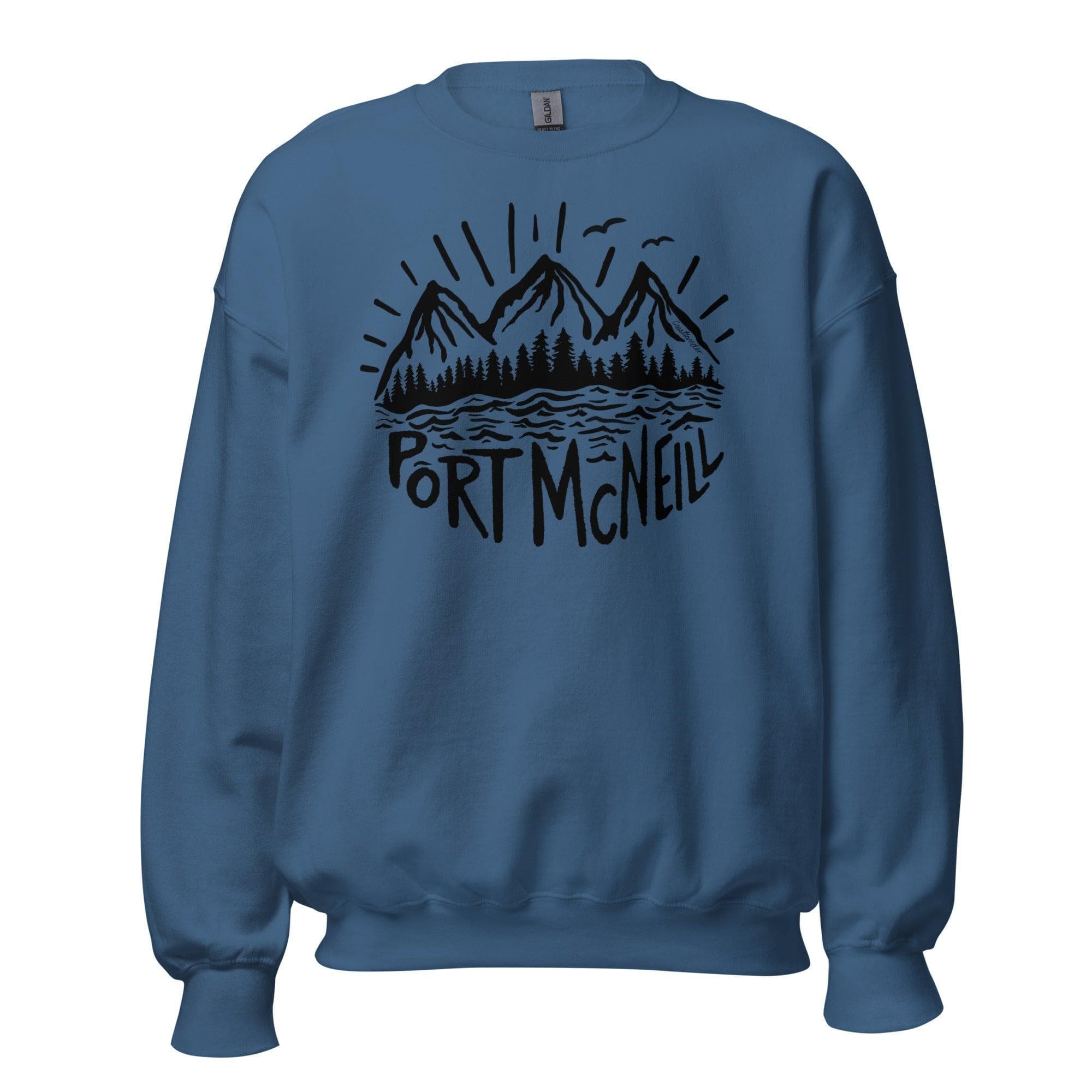 Design of Port Mcneill - Black - Unisex Sweatshirt , the colour is