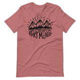 Design of Port McNeill - Black - Unisex t-shirt , the colour is Mauve