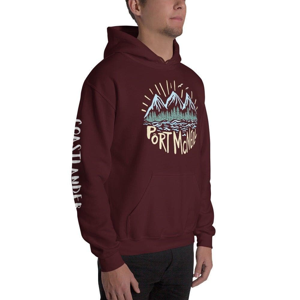Design of Port Mcneill - Colour - Unisex Hoodie , the colour is
